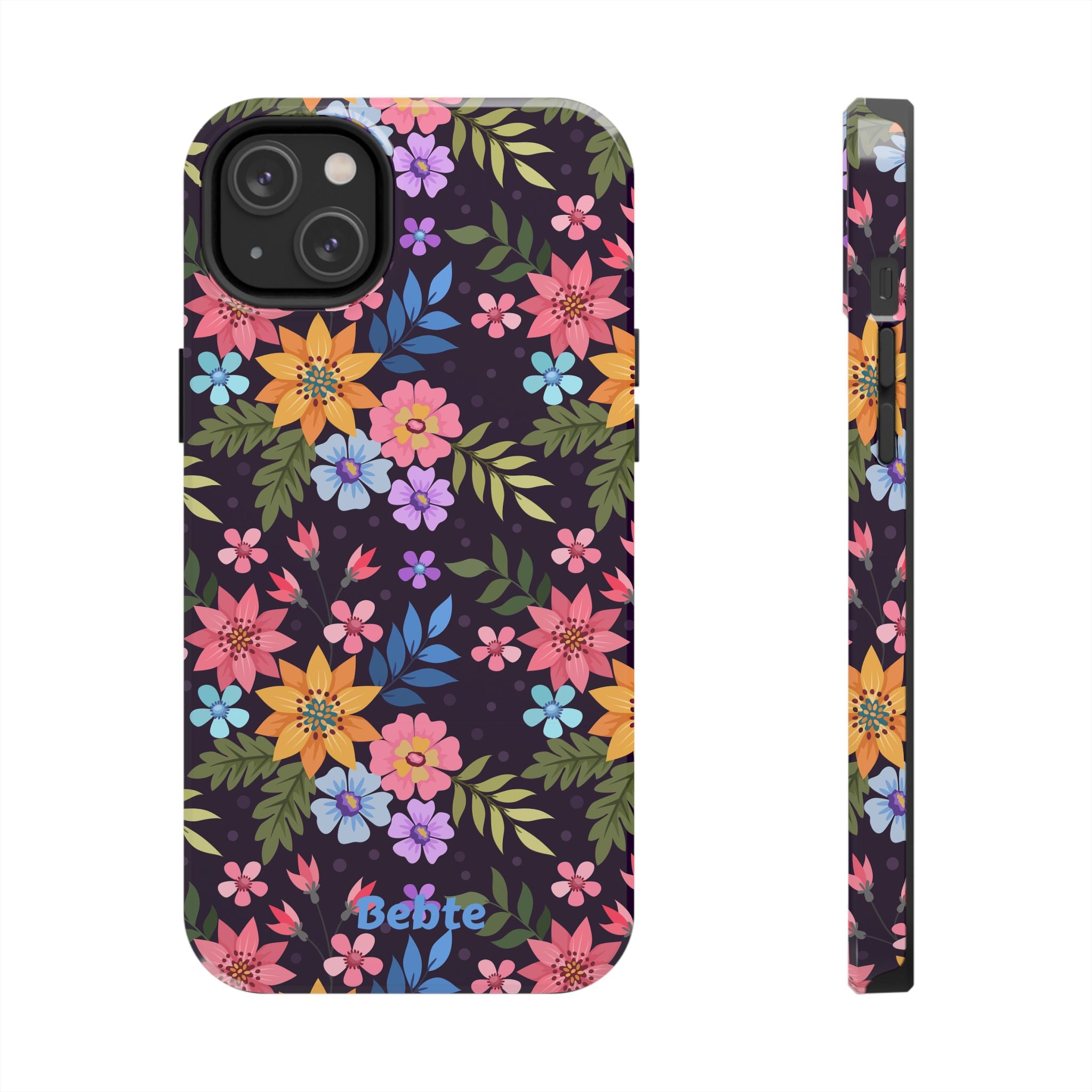 iPhone & Samsung Tough Phone Case  — Floral, Colorful, Garden Protective Phone Cover #8590327742647