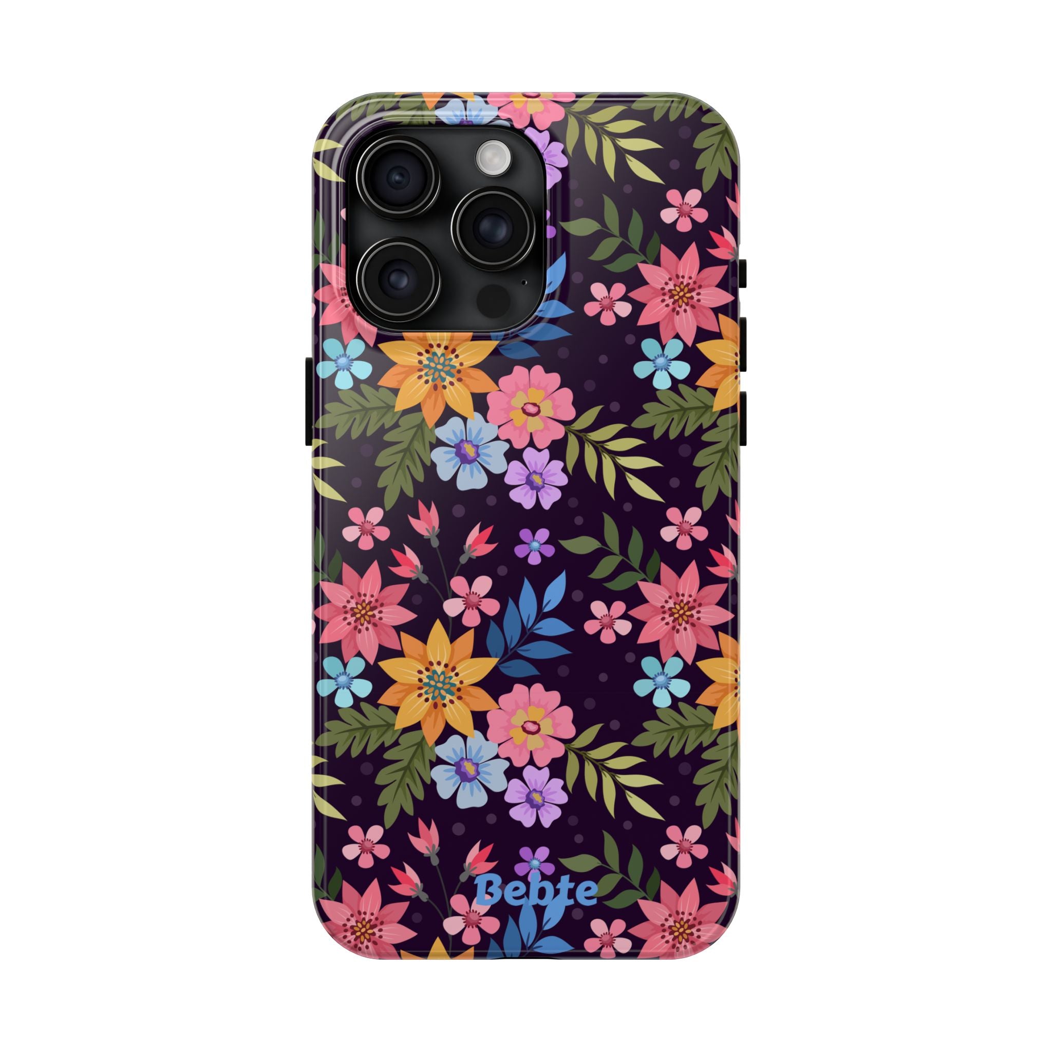 iPhone & Samsung Tough Phone Case  — Floral, Colorful, Garden Protective Phone Cover #8590327742647