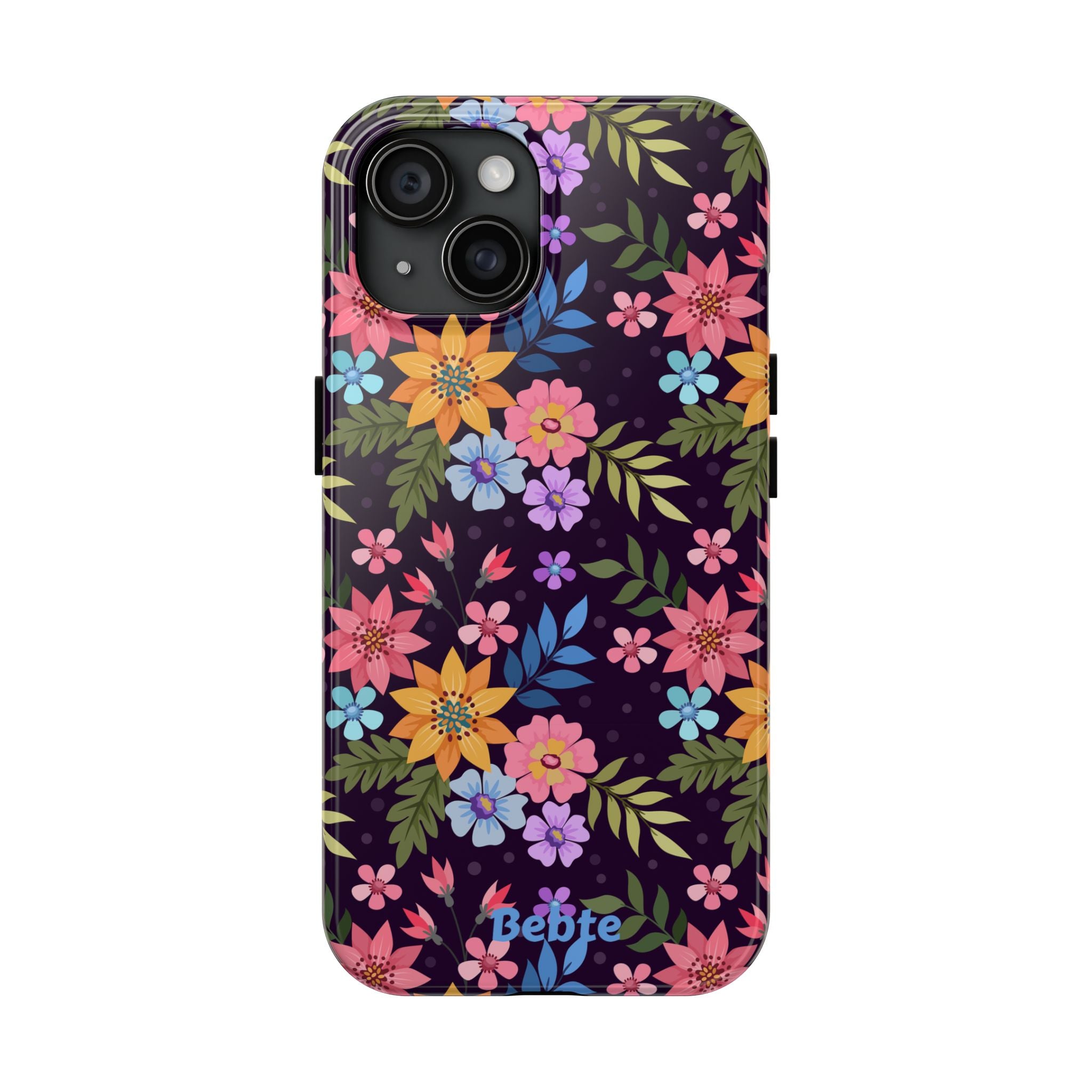 iPhone & Samsung Tough Phone Case  — Floral, Colorful, Garden Protective Phone Cover #8590327742647