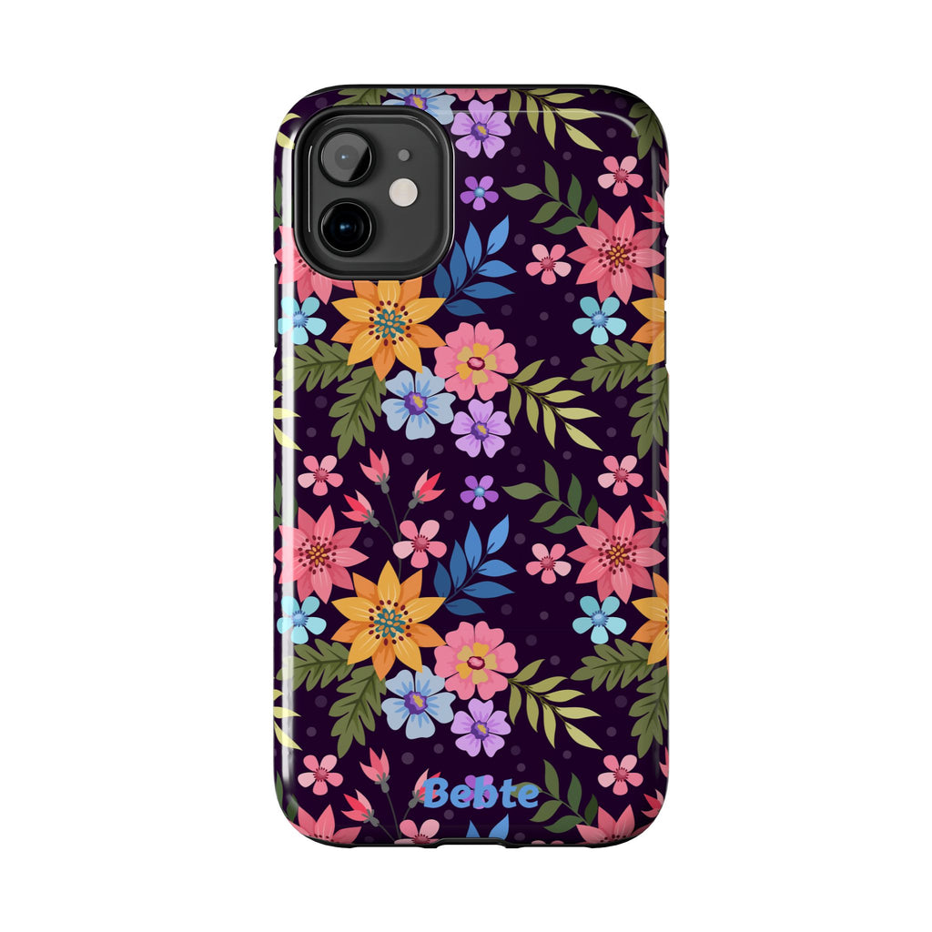 iPhone & Samsung Tough Phone Case  — Floral, Colorful, Garden Protective Phone Cover #8590327742647