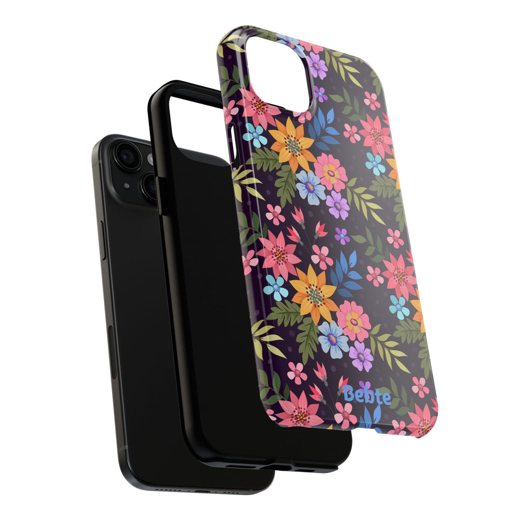 iPhone & Samsung Tough Phone Case  — Floral, Colorful, Garden Protective Phone Cover #8590327742647