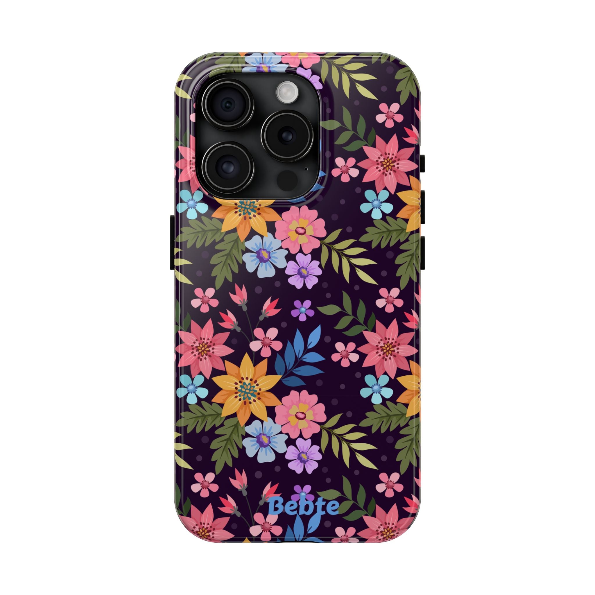 iPhone & Samsung Tough Phone Case  — Floral, Colorful, Garden Protective Phone Cover #8590327742647