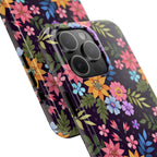 iPhone & Samsung Tough Phone Case  — Floral, Colorful, Garden Protective Phone Cover #8590327742647